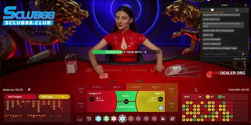 rồng hổ online sclub88